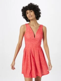 Wal G Robes De Cocktail Robe De Cocktail HALO Femme Rouge -Wal Mode Promos Soldes Boutique 0029a0055af3d90b57dc58a0466f297a