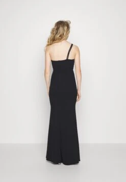 Wal G Mimi One Shoulder Maxi Dress - Robe De Cocktail - Black -Wal Mode Promos Soldes Boutique 0407504f1312455b859f19b409f6f71e