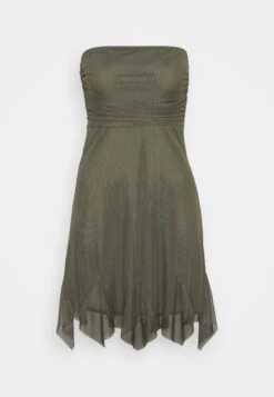 Wal G Dan Mini - Robe De Jour - Khaki Green -Wal Mode Promos Soldes Boutique 0477c741ff734a51b5197e3425315c88