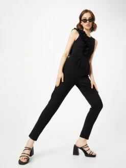 Wal G Combinaisons Longues Combinaison HANI Femme Noir -Wal Mode Promos Soldes Boutique 05fc2b9a79554b2d29c720a51b9b8ecf