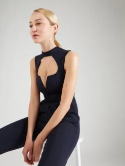 Wal G Combinaisons Longues Combinaison Femme Bleu Marine -Wal Mode Promos Soldes Boutique 06e1442e5bb3cc82f335ac6d9d02e823