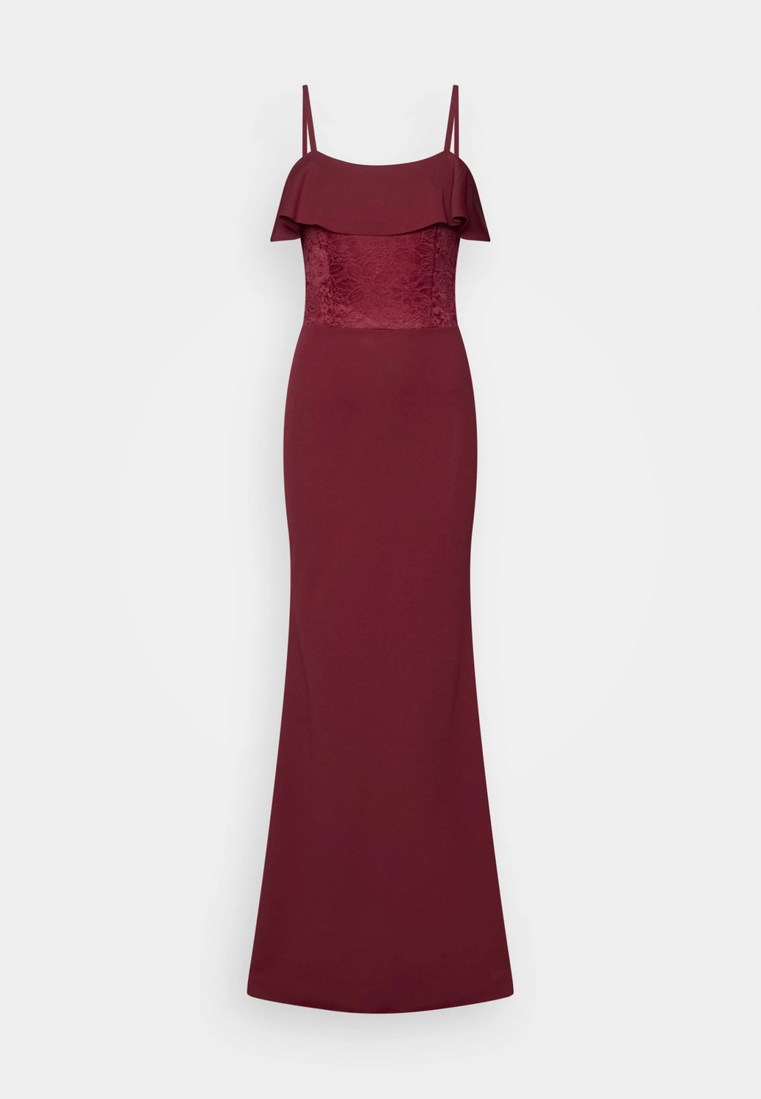 Mita Ruffle Maxi - Robe De Cocktail - Wine 1 Mita Ruffle Maxi - Robe De Cocktail - Wine