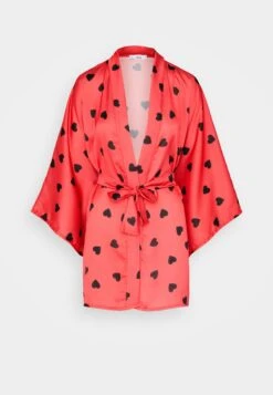 Wal G Valentines Love Belted Wrap - Veste Légère - Red/Black 10 Wal G Valentines Love Belted Wrap - Veste Légère - Red/Black -Wal Mode Promos Soldes Boutique 07e992db544044b4a024a793c411ae65