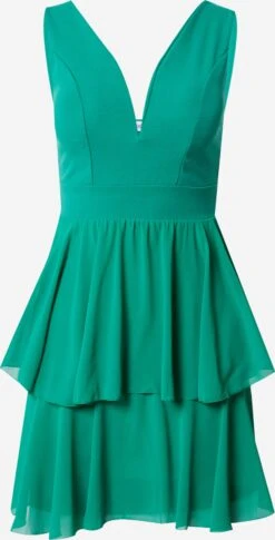 Wal G Mini-robes Robe ABIGAIL Femme Vert Gazon