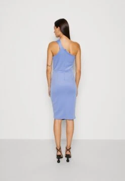 Wal G Rowen One Shoulder Dress - Robe En Jersey - Dusty Blue -Wal Mode Promos Soldes Boutique 0a8eb3bb00764df2a6d239f67554f7e9