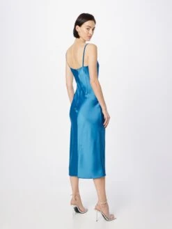 Wal G Robes Midi Robe CARA Femme Bleu -Wal Mode Promos Soldes Boutique 142ba1f05cd758be6908a92f04040d61