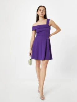 Wal G Robes De Cocktail Robe De Cocktail NOELLE Femme Prune -Wal Mode Promos Soldes Boutique 1488d31fad352ba62e93b31fa405e8ff