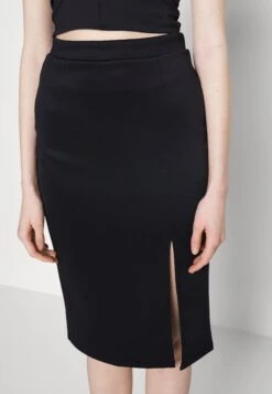 Wal G Valentines Heart Midi Skirt - Jupe Crayon - Black -Wal Mode Promos Soldes Boutique 1abbe925220b4b4f84f1fa35cd7fd323