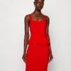 Jace Peplum Dress - Robe En Jersey - Red