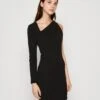 Wal G Mila Asymmetric Mini - Robe De Soirée - Black