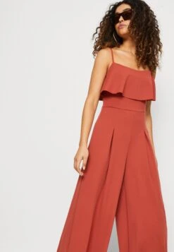 Wal G Nora Ruffle - Combinaison - Burnt Orange -Wal Mode Promos Soldes Boutique 1cc2bfcb8f4f41f2af3ab47fdcc0f880