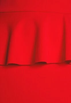 Wal G Jace Peplum Dress - Robe Fourreau - Red -Wal Mode Promos Soldes Boutique 1d0048545fd345fabc40a6cdb31801bc