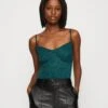 Wal G Benny Bodysuit - T-Shirt Imprimé - Forest Green