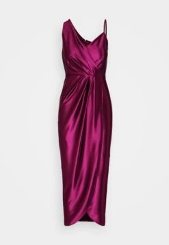 Wal G Valentines Esme Pleat Maxi - Robe De Cocktail - Plum -Wal Mode Promos Soldes Boutique 27172ce05ec946148053788e88f36427