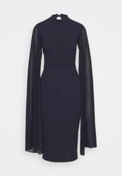 Wal G Cape Sleeve Dress - Robe De Soirée - Navy Blue -Wal Mode Promos Soldes Boutique 2b2b10faa2004a7a84eb92086ead112a