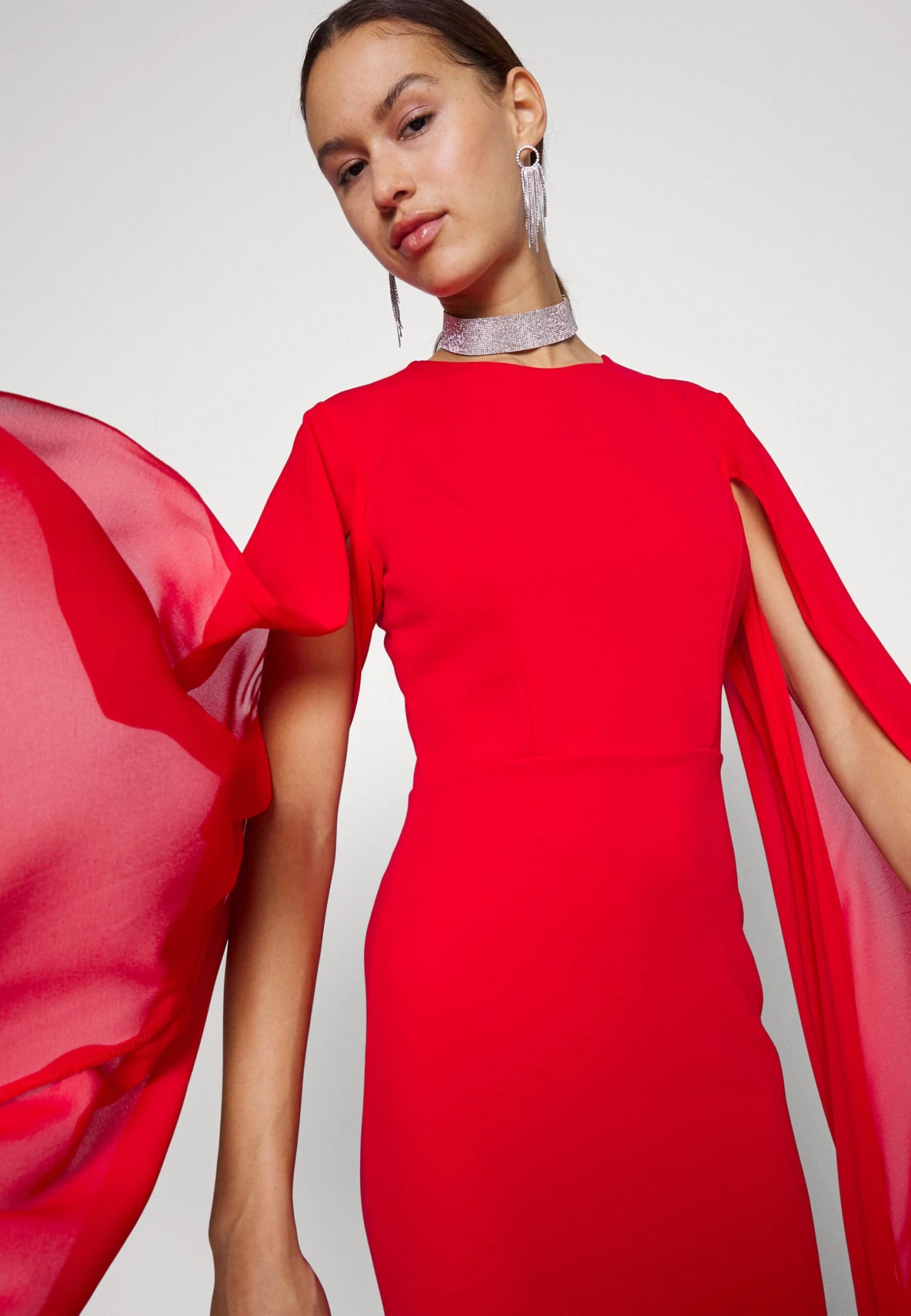 Wal G Holly Sleeve Dress - Robe De Soirée - Red 5 Wal G Holly Sleeve Dress - Robe De Soirée - Red – Image 5