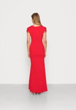 Wal G Sammy Maxi Dress - Robe En Jersey - Red -Wal Mode Promos Soldes Boutique 300d6fd9532e49788899da7f270abea4