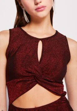 Wal G Exclusive Nye Glitter Disco - Robe En Jersey - Wine -Wal Mode Promos Soldes Boutique 3031928a76244a5786ea2571b37a32fc