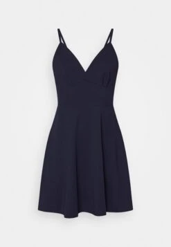 Wal G Jina Skater Dress - Robe En Jersey - Navy Blue -Wal Mode Promos Soldes Boutique 347c5e3300734e7e80c1a0ff3a5dcba8