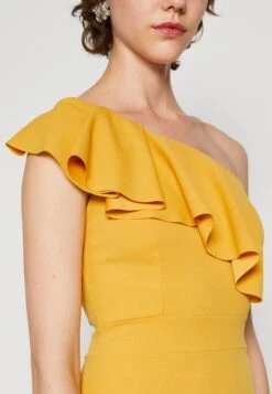 Wal G Andy Ruffle Midi - Robe De Soirée - Mango -Wal Mode Promos Soldes Boutique 3982cc8af3244d4c835ae80280b65106