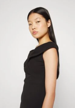 Wal G Zara Midi Dress - Robe De Soirée - Black -Wal Mode Promos Soldes Boutique 3c32a0551de9436b91895676023916a1