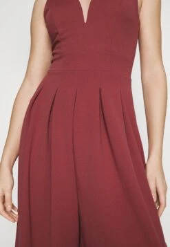 Wal G Alinali Pleated - Combinaison - Dark Mauve Pink -Wal Mode Promos Soldes Boutique 3d5f3cad68ce4557b7bdb369d61f3c7c