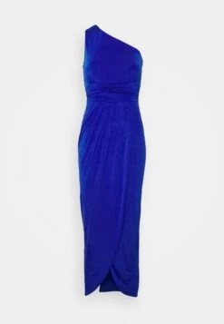Wal G Party Bina One Shoulder Midi - Robe En Jersey - Electric Blue -Wal Mode Promos Soldes Boutique 4166ef2cb974497c9472a31e41d9bfc0