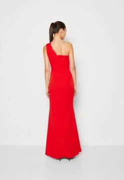 Wal G Wendy One Shoulder Maxi Dress - Robe En Jersey - Red -Wal Mode Promos Soldes Boutique 43832cc4092d473aad507a1d6e51c082