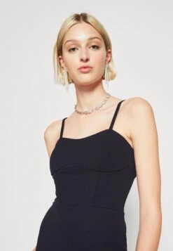 Wal G Danielle Corset - Robe En Jersey - Navy Blue -Wal Mode Promos Soldes Boutique 44de5fbc8a354621a4c06938dc7dc644