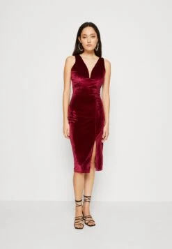Wal G V Neck - Robe De Soirée - Wine