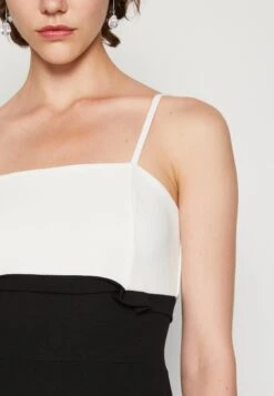 Wal G Janya Contrast Midi - Robe En Jersey - Black/White -Wal Mode Promos Soldes Boutique 459b5186fcb34879b58f47ba827d67a8