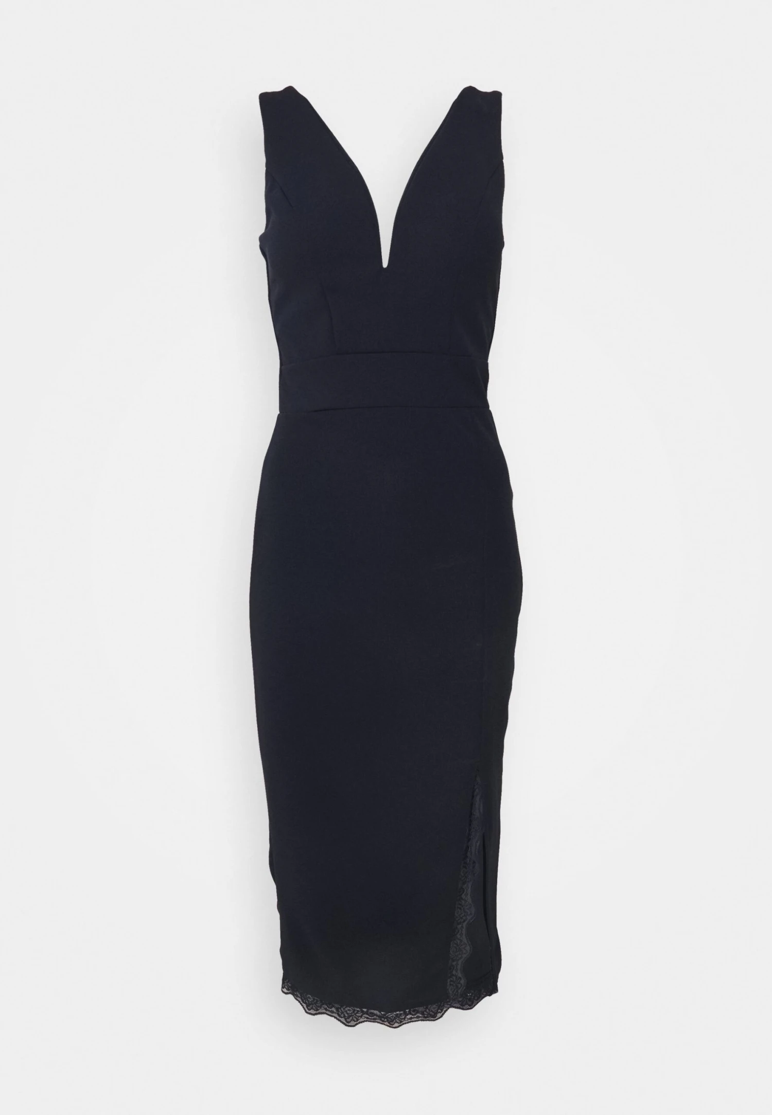 Wal G Chantelle Midi Dress - Robe En Jersey - Navy Blue 6 Wal G Chantelle Midi Dress - Robe En Jersey - Navy Blue – Image 6