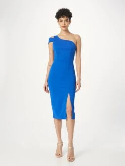 Wal G Robes De Cocktail Robe De Cocktail GENNY Femme Bleu Roi -Wal Mode Promos Soldes Boutique 49b088bf8a419af41e93b1dbe5b3bfbc