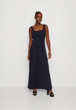 Wal G Rian Wide Leg Pleat - Combinaison - Navy Blue