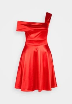 Wal G Kelly Asymmetric Skater - Robe De Soirée - Red -Wal Mode Promos Soldes Boutique 4bb7196bb3904cb79bbdc55fc4ad96b5