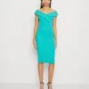 Wal G Zara Midi Dress - Robe De Soirée - Tiffany Blue