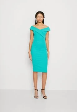 Wal G Zara Midi Dress - Robe De Soirée - Tiffany Blue
