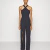 Alfo Cross Neck Jumpsuit - Combinaison - Navy Blue