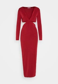Wal G Jolie Cut Out Maxi Dress - Robe En Jersey - Wine -Wal Mode Promos Soldes Boutique 4f9934f470cb46ffb9fe41b2e0c055e4