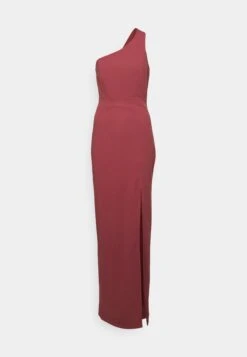 Wal G Treema One Sleeve Maxi - Robe En Jersey - Dark Mauve Pink -Wal Mode Promos Soldes Boutique 505b0f185b8941fd9823fc7e156694c8