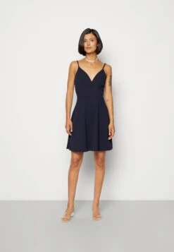 Wal G Jina Skater Dress - Robe En Jersey - Navy Blue