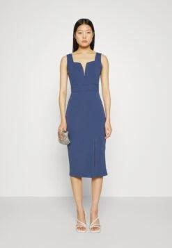 Wal G Cruise Midi Dress - Robe Fourreau - Denim Blue 6 Wal G Cruise Midi Dress - Robe Fourreau - Denim Blue -Wal Mode Promos Soldes Boutique 535b18798e0c4e1ea261a50b70577de7