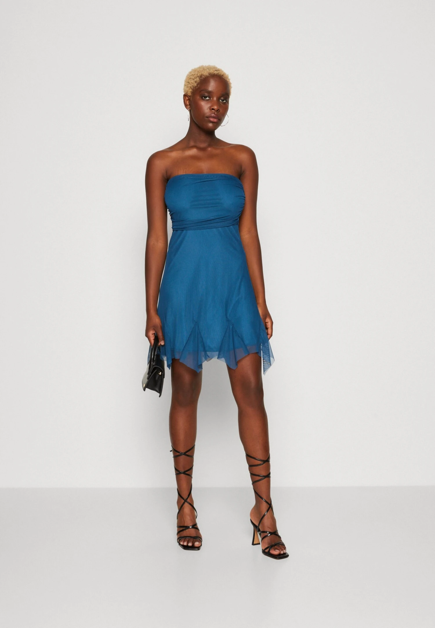 Wal G Dan Mini - Robe De Jour - Dark Teal Blue 2 Wal G Dan Mini - Robe De Jour - Dark Teal Blue – Image 2