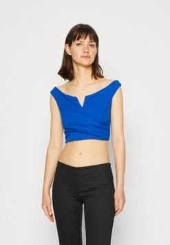 Wal G Valentines Heart Crop - Débardeur - Electric Blue