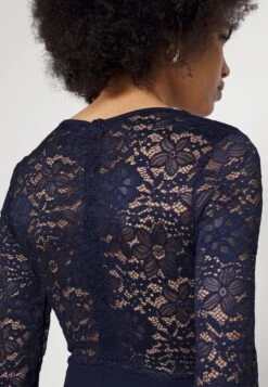 Wal G Blake Long Sleeve - Combinaison - Navy Blue -Wal Mode Promos Soldes Boutique 583b4de0ee1e4d57bec8acc350cda955