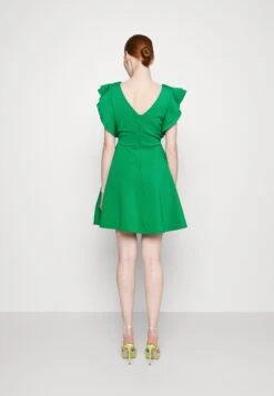 Wal G Haily Ruffle Skater - Robe De Soirée - Leaf Green -Wal Mode Promos Soldes Boutique 5b3783a996644f8696e74ea4e4324e6b