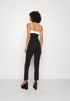 Wal G Janya Contrast Jumpsuit - Combinaison - Black/White -Wal Mode Promos Soldes Boutique 5b8a5d79dfca4b96914891dd6730ef6b