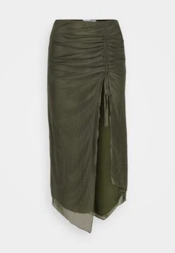 Wal G Roro Midi Skirt - Jupe Crayon - Khaki Green 10 Wal G Roro Midi Skirt - Jupe Crayon - Khaki Green -Wal Mode Promos Soldes Boutique 5dbf530d4b544ba88ad8d7b8a49ee252