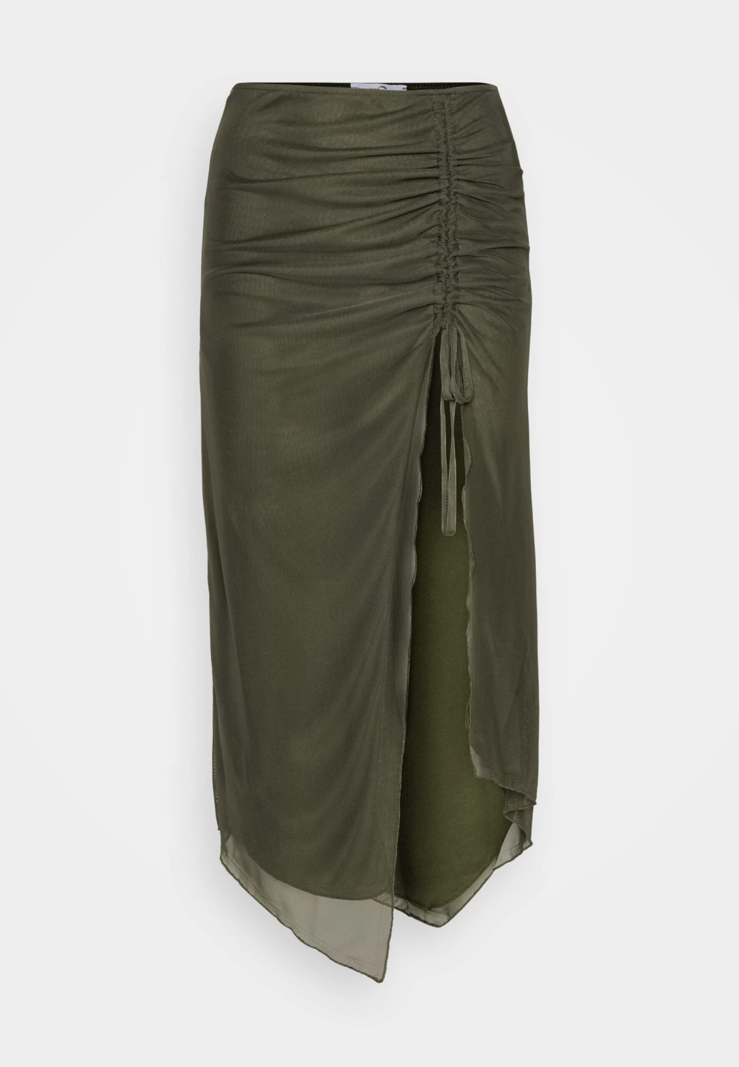 Wal G Roro Midi Skirt - Jupe Crayon - Khaki Green 5 Wal G Roro Midi Skirt - Jupe Crayon - Khaki Green – Image 5