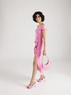 Wal G Robes De Soirée Robe De Soirée Femme Rose Clair -Wal Mode Promos Soldes Boutique 610da2a63698ed1c2b83f03a1ccfe8ee